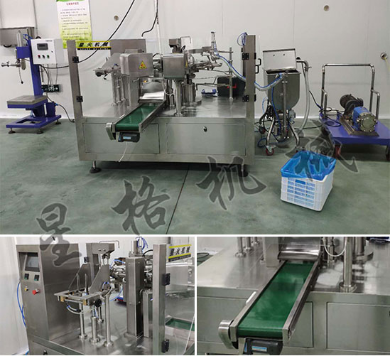 全自動調(diào)料醬灌包裝機加工設備包裝方法(圖1)