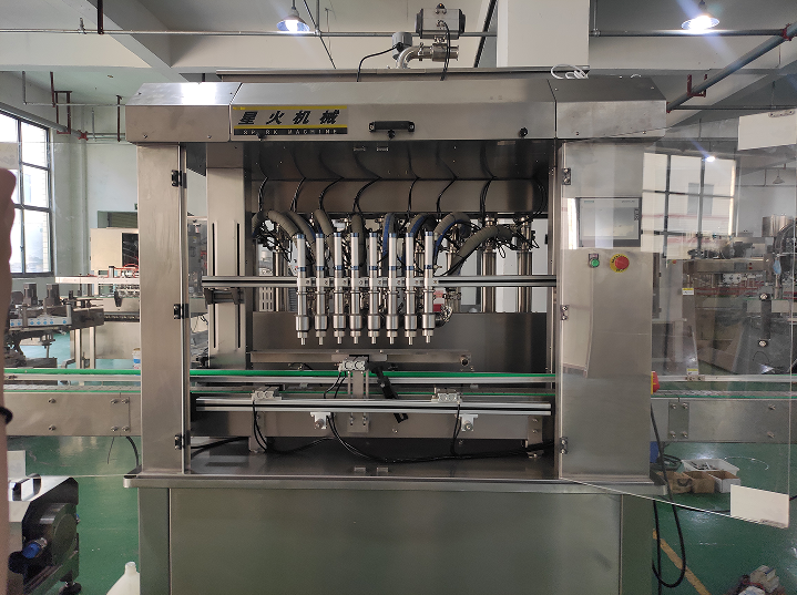 八頭瓶裝顆粒醬體灌裝機設(shè)備優(yōu)勢以及適用范圍(圖2)